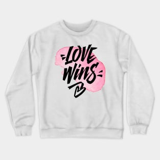 Love wins design Crewneck Sweatshirt